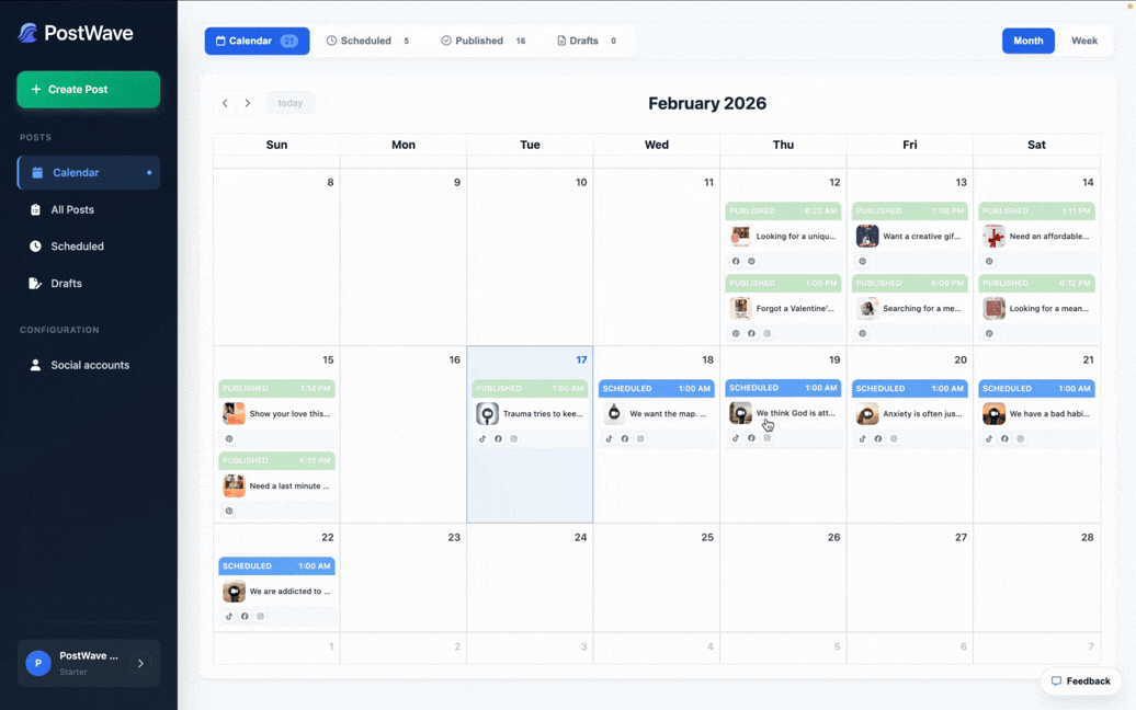 Calendar gif demo