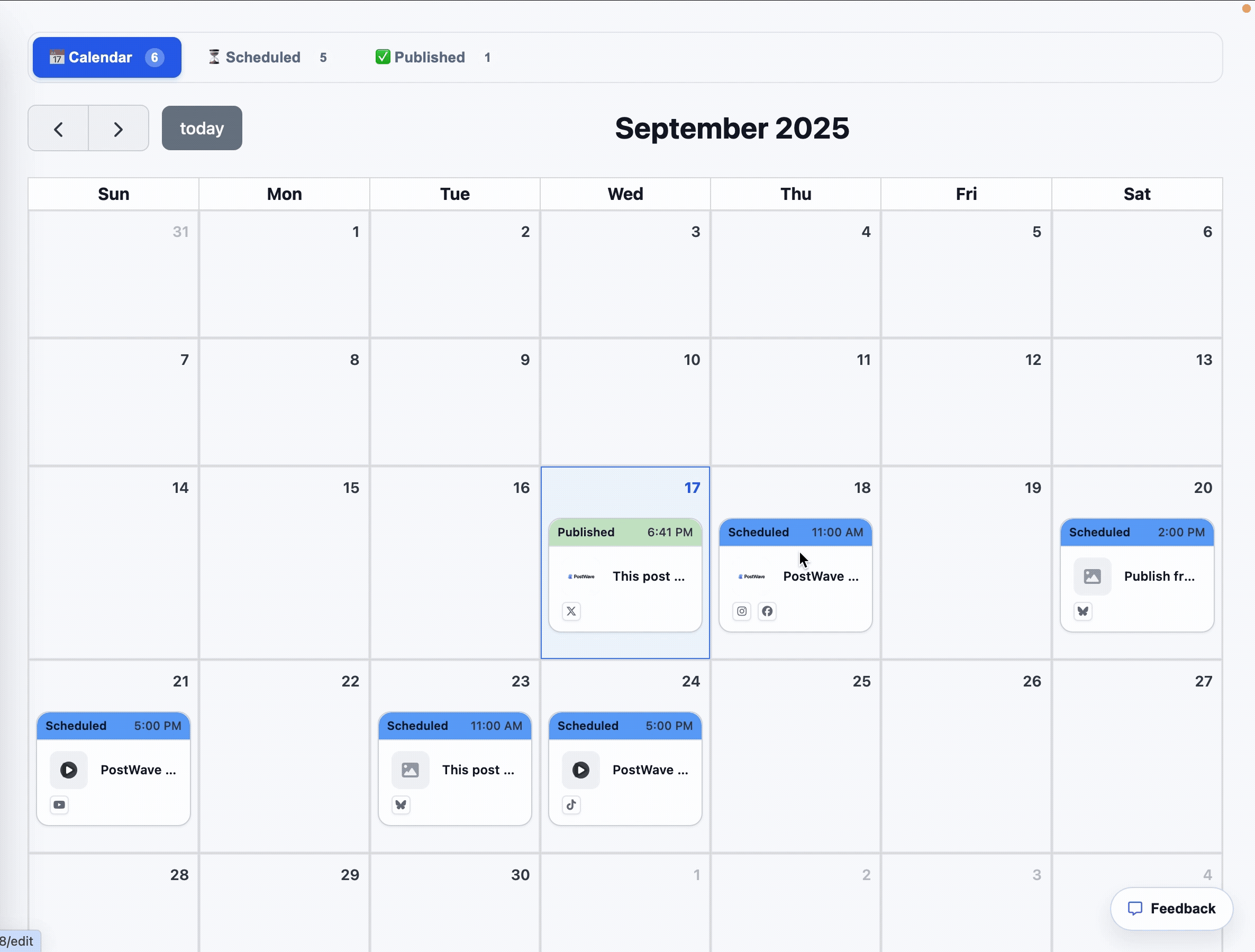 Calendar gif demo